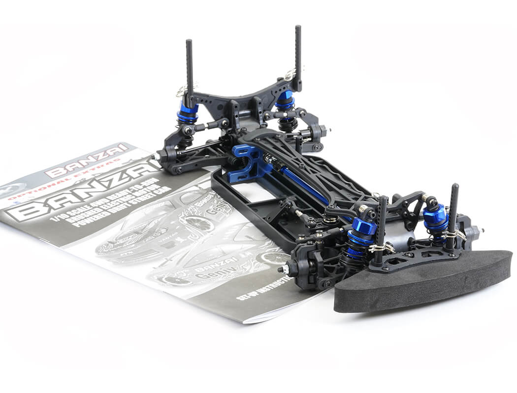 FTX - 1/10 RC  TOURING / DRIFT CAR - Rolling Chassis - No Electrics, body or wheels etc - FTX5536