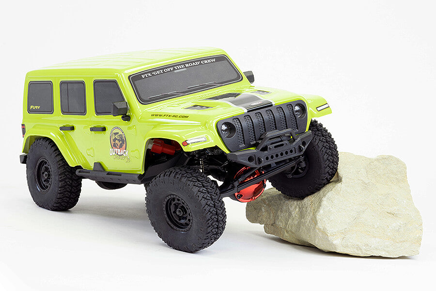 FTX - OUTBACK FURY XC RC RTR 1:16 TRAIL CRAWLER - YELLOW - FTX5592Y (working lights)