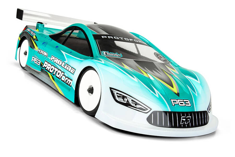 PROTOFORM - P63 PRO-LITE (0.5MM) 1/10 CLEAR BODYSHELL 190MM TC CAR - PRM158020