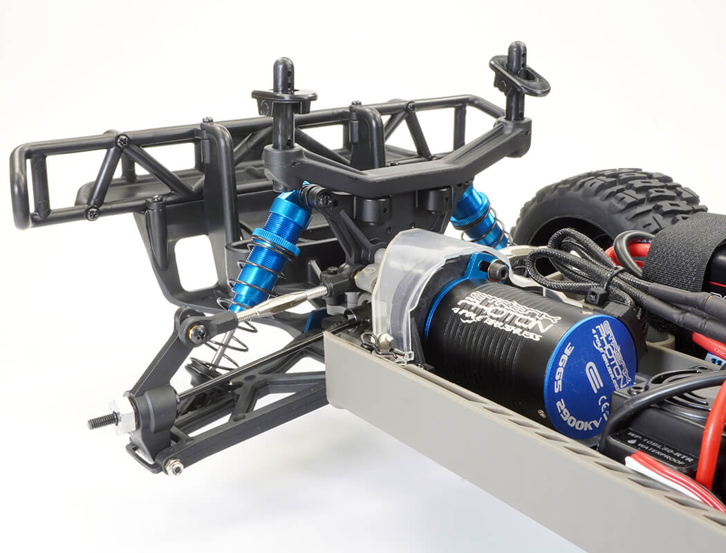 FTX - APACHE 1/10 BRUSHLESS TROPHY (SHORT COURSE) RC 4WD TRUCK RTR W/LIPO & BALANCE CHARGER - BLUE - FTX5498B
