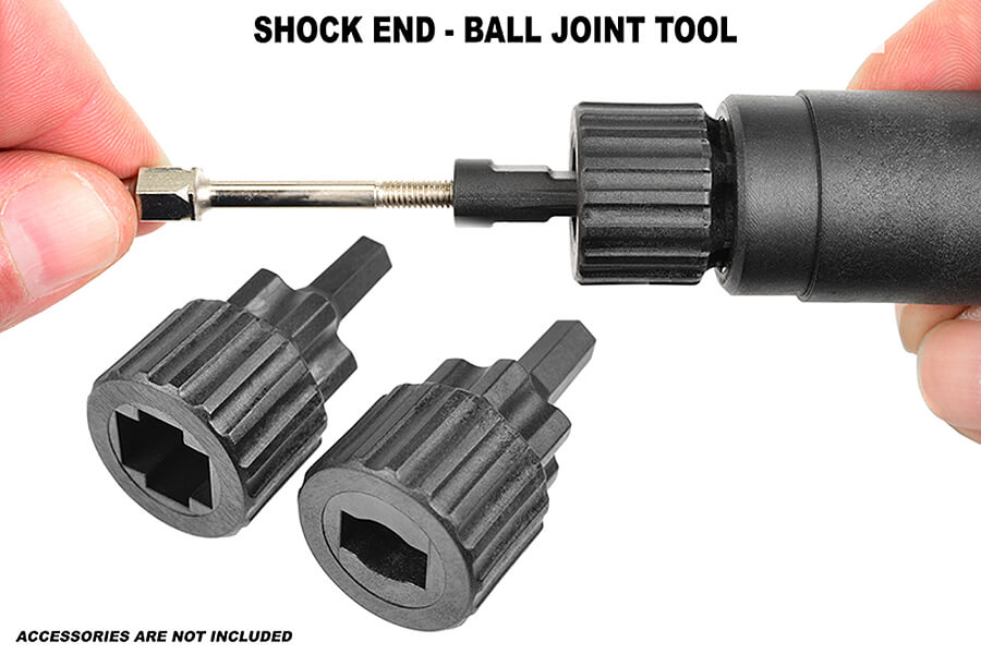 CORALLY 16PC CAR TOOL SET INC BAG - DRIVERS, PINION CADDY, BALL WRENCH, DIFF/SHOCK HOLDER, SHOCK PLIER