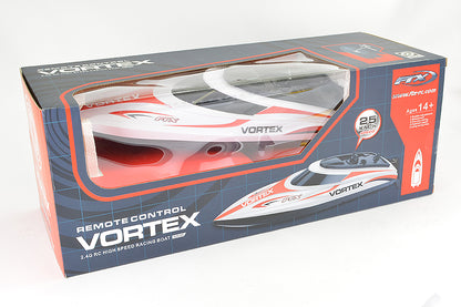 FTX - VORTEX HIGH SPEED R/C RACE BOAT 44CM - INC's BATTERY, CHARGER & RADIO