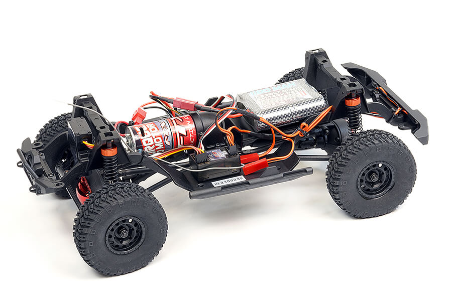 FTX - OUTBACK FURY XC RC RTR 1:16 TRAIL CRAWLER - YELLOW - FTX5592Y (working lights)