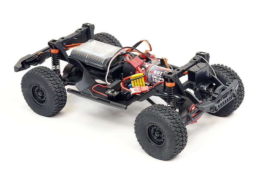 FTX - OUTBACK FURY XC RC RTR 1:16 TRAIL CRAWLER - YELLOW - FTX5592Y (working lights)
