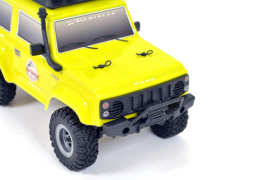 FTX - OUTBACK MINI (1:24TH SCALE) 2.0 PASO - READY-TO-RUN W/PARTS- YELLOW - FTX5508Y
