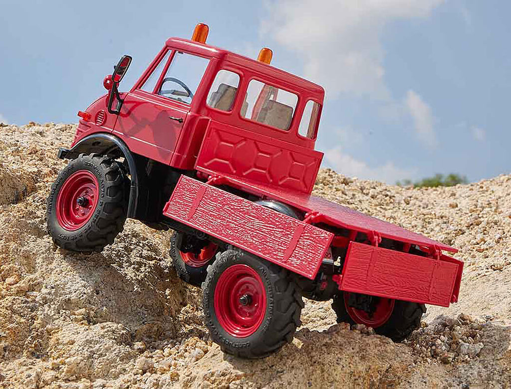 FMS - FCX24 1/24TH UNIMOG SCALER RTR - RED FMS - FMS12405RTRRD