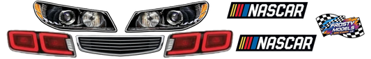 Frosty Models Nascar Sticker Set (1x Headlight, Grills & Taillights, Nascar & Frosty Sticker)
