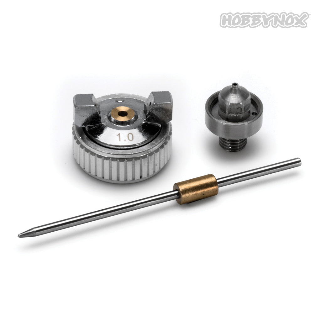 Hobbynox - Ruby Needle & Nozzle Set 1.0mm - HN001-02C