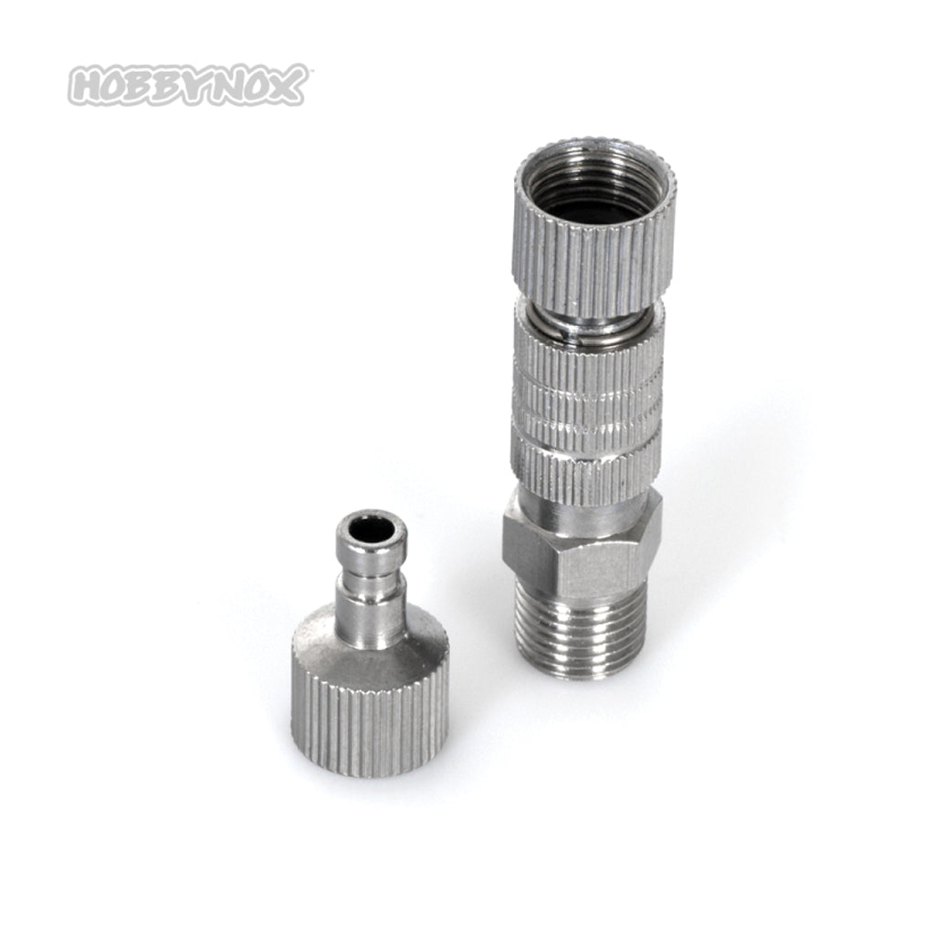 Hobbynox - Airbrush Quick Coupler G1/8 - 2 Male Parts - HN012-00
