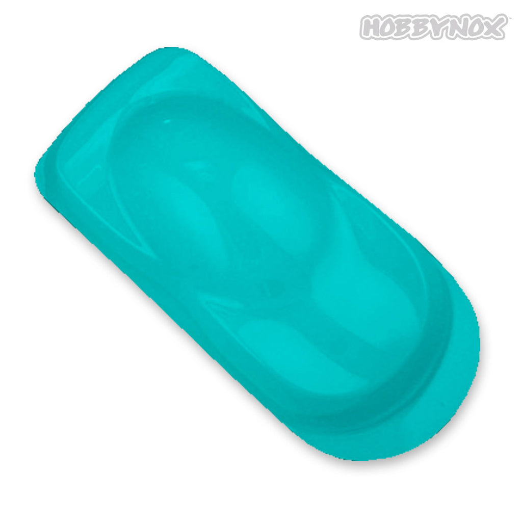 Hobbynox - Airbrush Paint Solid Aqua Blue 60ml - HN22080