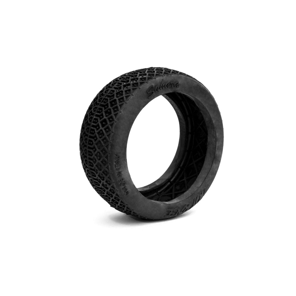 HOT RACE - HOT RACE 1/8 BUGGY TYRES SAHARA WHITE - pr - HR001-0561