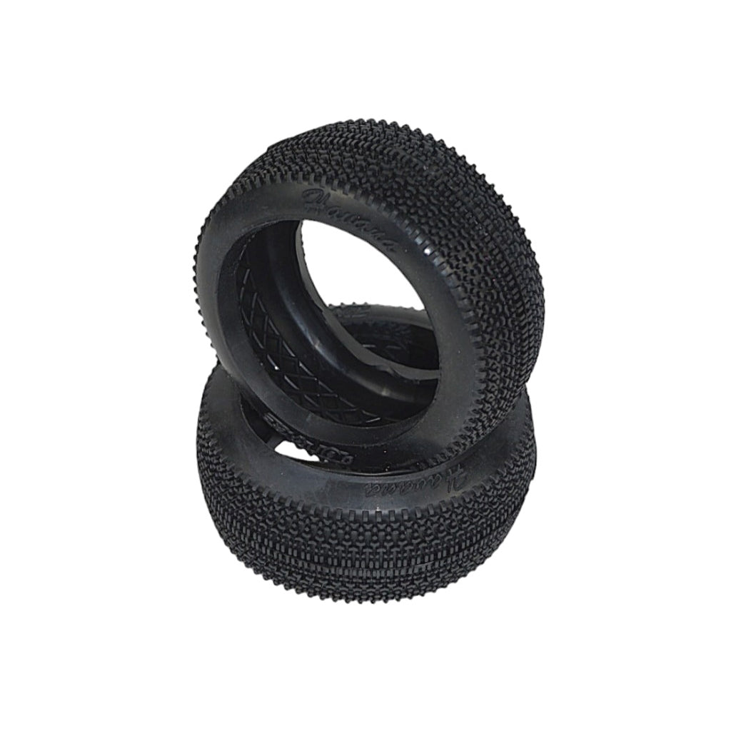 HOT RACE - HOT RACE 1/8 BUGGY TYRES HAVANA SOFT - pr - HR001-0721