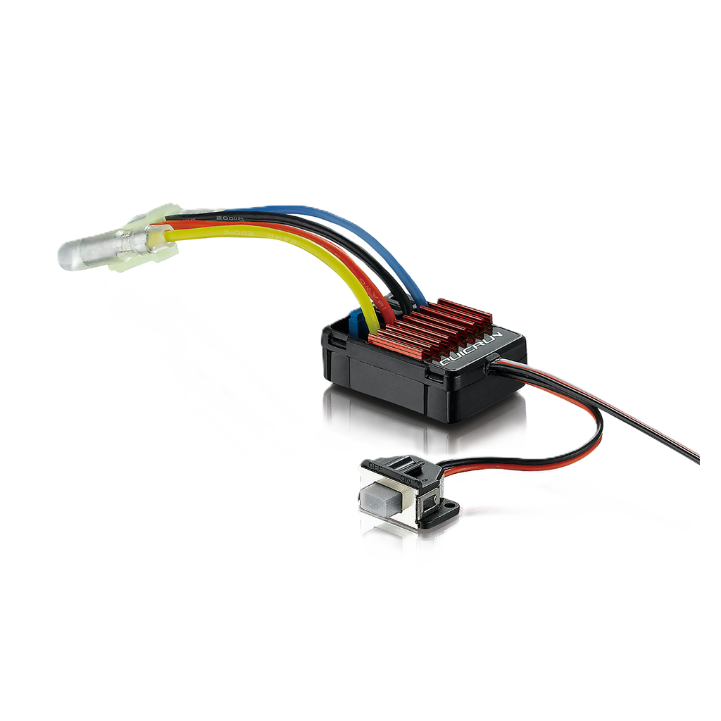 Hobbywing - QUICRUN - 1625 Brushed 1/18, 1/16th, 1/14 Micro ESC - 2~3S - HW30105025001