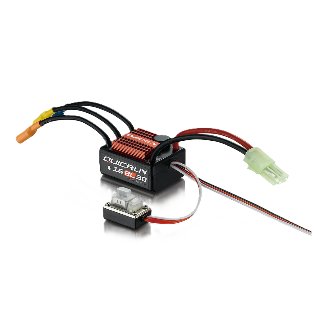 Hobbywing - QUICRUN - WP16BL30 - Brushless ESC - Waterproof (Ideal for 1/16 & 1/18th scale applications) HW30105030001
