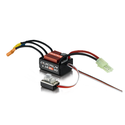 Hobbywing - QUICRUN - WP16BL30 - Brushless ESC - Waterproof (Ideal for 1/16 & 1/18th scale applications) HW30105030001