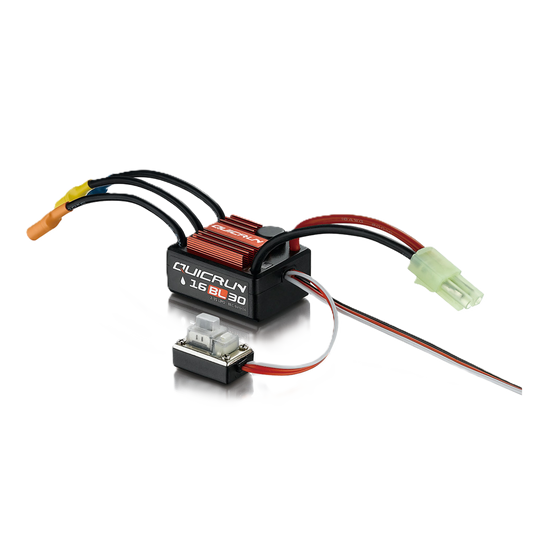 Hobbywing - QUICRUN - WP16BL30 - Brushless ESC - Waterproof (Ideal for 1/16 & 1/18th scale applications) HW30105030001