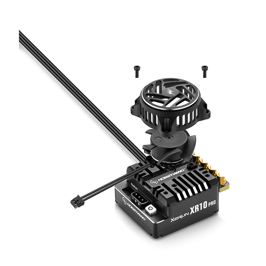 HW30112619 - HOBBYWING XERUN XR10 PRO BLACK G3 ESC SPEED CONTROL ESC - (For Pro Drivers - Ideal for Modified Classes)