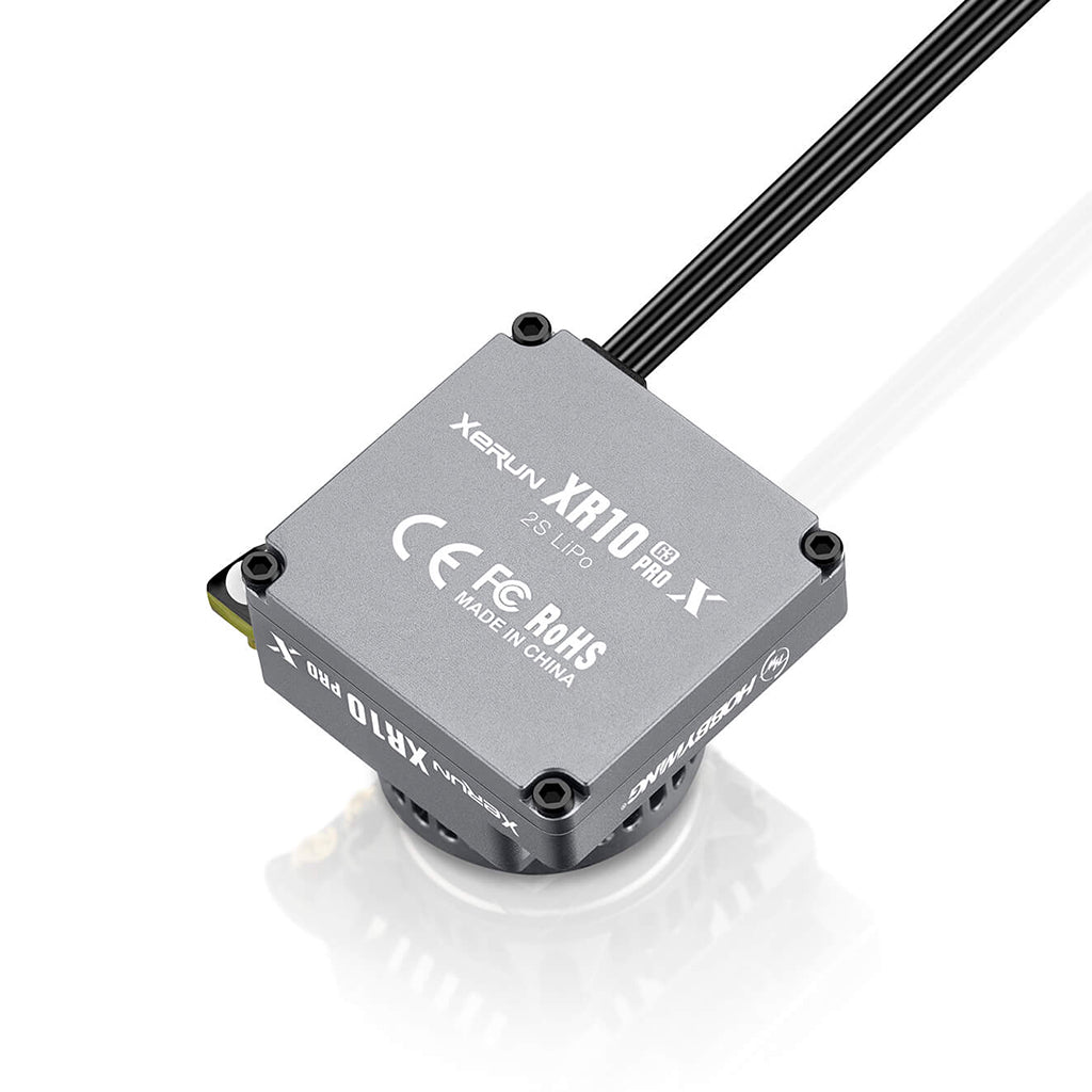 HW30112620 - HOBBYWING XERUN XR10 PRO GREY G3 X ESC SPEED CONTROL - Ideal for Stock Classes