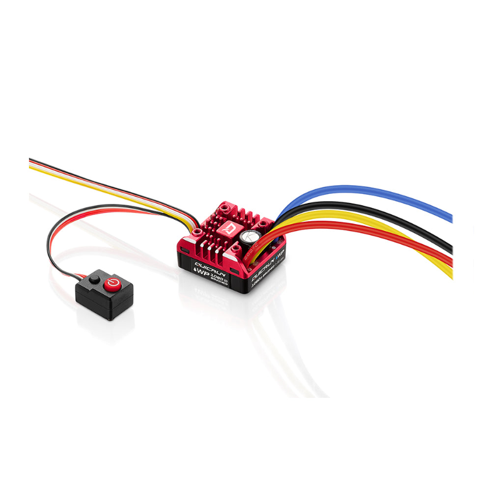 HOBBYWING - QUICRUN WP 1080 G2 - 1/10 On/Off Road BRUSHED ESC (WITH XT60 PLUG) HW30120202 (IDEAL FOR TRUCKS & CRALWERS WITH 'REAL DRIVE' MODE)