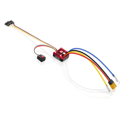 HOBBYWING - QUICRUN WP 1080 G2 - 1/10 On/Off Road BRUSHED ESC (WITH XT60 PLUG) HW30120202 (IDEAL FOR TRUCKS & CRALWERS WITH 'REAL DRIVE' MODE)