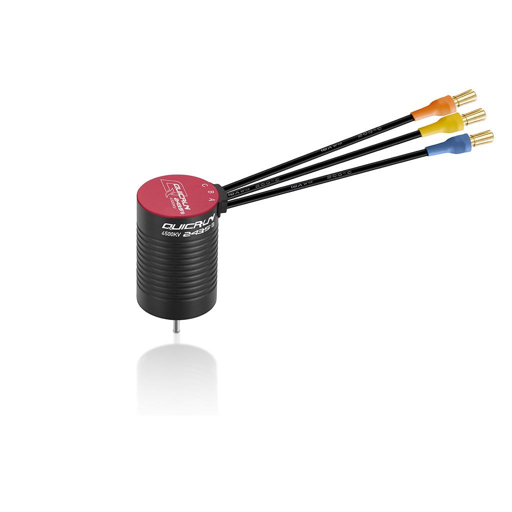 HOBBY WING QUICRUN 2435SL 1/16 ~ 1/18 CAR/BUGGY 4500KV BLACK G3 BRUSHLESS MOTOR - SENSORLESS HW30404004