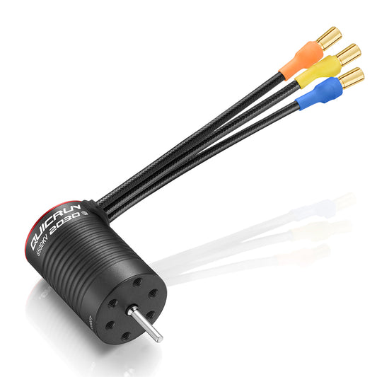 (SALE) Hobbywing - QUICRUN 2030SL 6500KV Black G2 (for 1/18 Scale MOTOR Size 2030L) HW30404801
