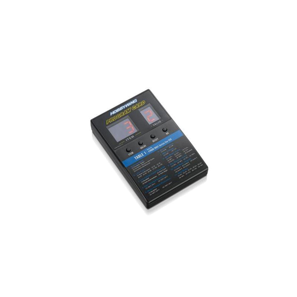 HobbyWing - ESC General Brushed / Brushless LED Program Card - HW30501003