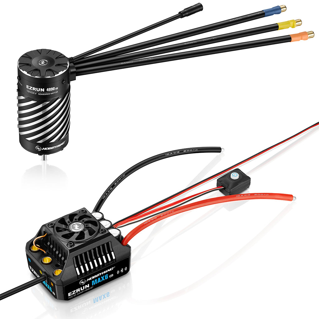 Hobbywing - EZRUN Combo MAX6 G2 - 4990SD 1650KV G2 - HW38010803