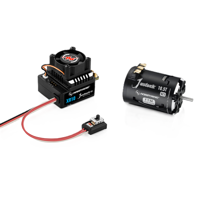 HOBBYWING - JUSTOCK Brushless COMBO JS4 G3S ESC + G2.1 13.5T MOTOR - HW38020371 (IDEAL FOR STOCK Blinky - Zero Timing - RACING 1/10 CAR & BUGGY)