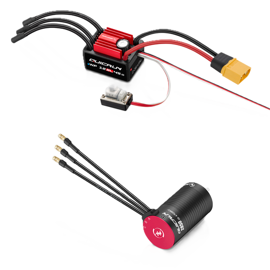 Hobbywing - QR12BL45 G2 & 2840SL 4700KV COMBO - Micro Brushless System - (Ideal for 1/12-1/14h Applications) HW38030212