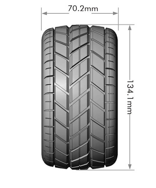 LOUISE RC - MT-ROCKET ON-ROAD T-MAXX SOFT 1/2" OFFSET HEX 17MM BLACK (2pcs) - Monster Truck Tyres & Wheels Pre Glued - L-T3328SB