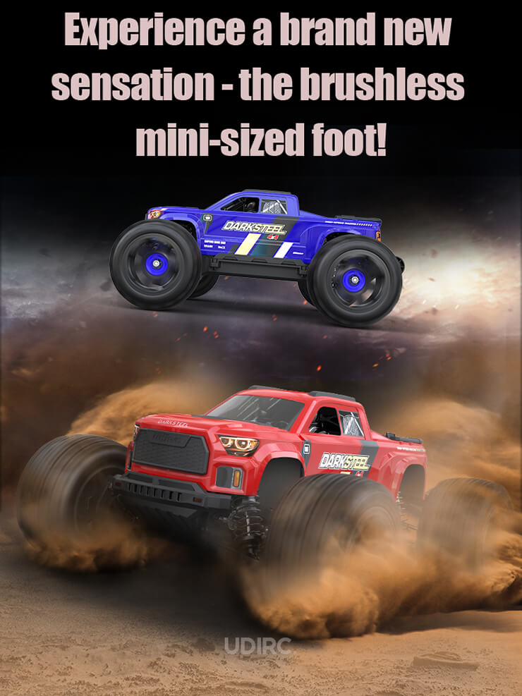 UDI RC - SNOWCLAW MONSTER TRUCK 1/16 BRUSHLESS RTR PRO - BLUE - UDI-UD1610PB (7.4V Li-ion 1600mAh & Charger Included)