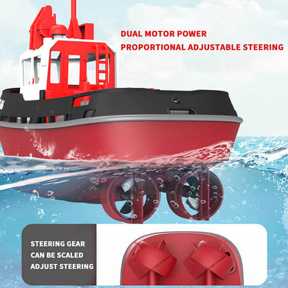 HENG LONG - 1/72 RTR RC TUGBOAT 686 2.4GHZ 230MM LENGTH BLACK