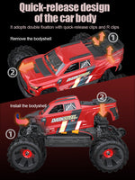 UDI RC - SNOWCLAW MONSTER TRUCK 1/16 BRUSHLESS RTR PRO - RED - UDI-UD1610PR (7.4V Li-ion 1600mAh & Charger Included)