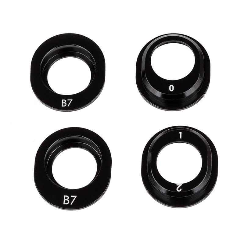 ASSOCIATED ELECTRICS - TEAM ASSOCIATED RC10B7 FT ALUM
DIFFERENTIAL HEIGHT INSERTS - AS92455