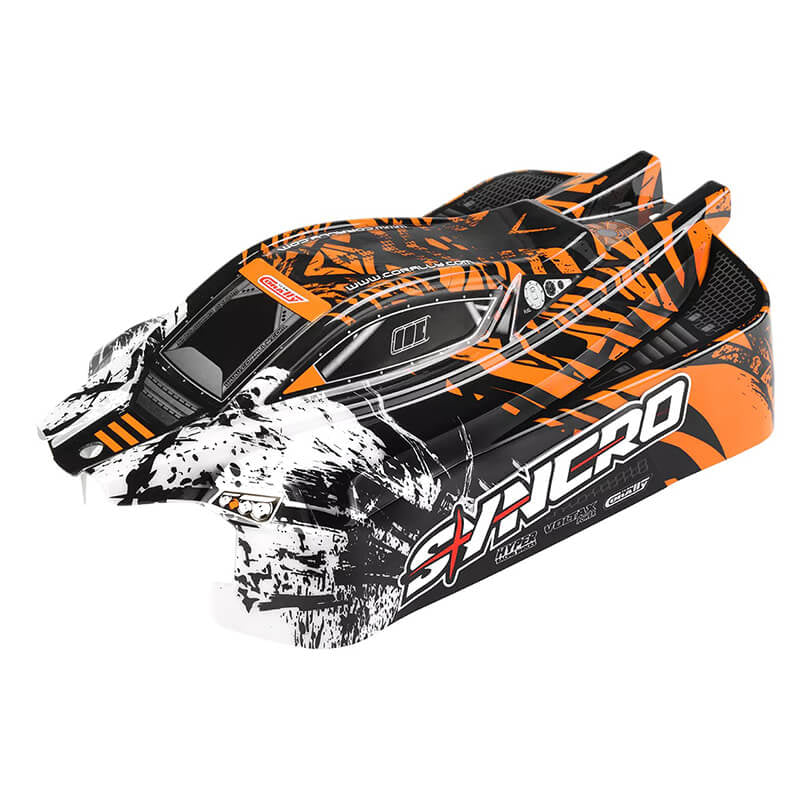 CORALLY - POLYCARBONATE BODY CUT
/PAINTED/DECALS SYNCRO 2 ORANG - C-00180-1055-2O
