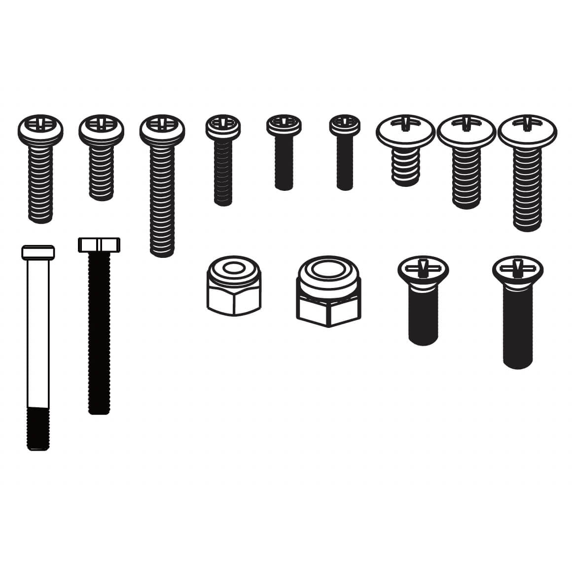 FTX - OUTBACK MINI XP ROCK VAN
VEHICLE SCREW SET - FTX9435