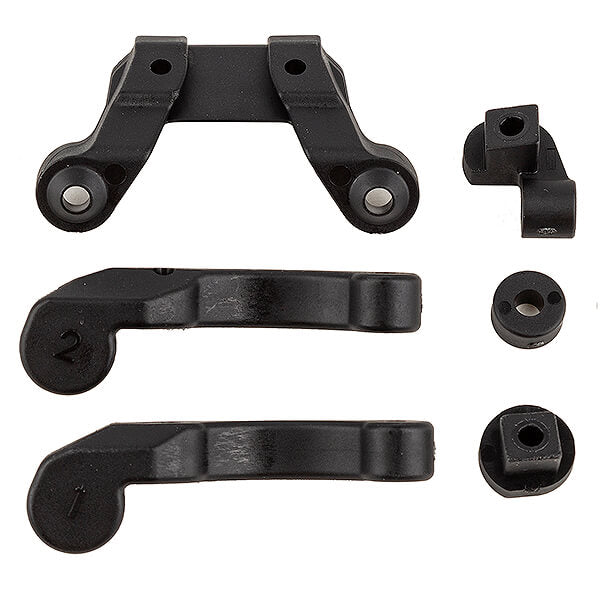 ASSOCIATED ELECTRICS - TEAM ASSOCIATED RC10B6.4 FRONT
WING MOUNT, FAN MOUNTS & BATT - AS91978