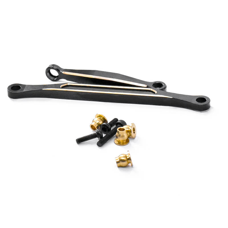 FASTRAX R/C PRODUCTS - FASTRAX FCX24 BLACK BRASS
STEERING SET (2PC) - FTFMS001BRB