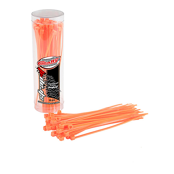CORALLY - STRAPIT CABLE TIE RAPS
ORANGE 2.5X100MM 50 PCS - C-50503