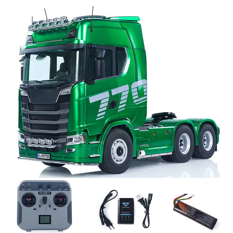 HUINA INDUSTRIAL - HUINA SCANIA KABOLITE 6x6
K770S-100S TRUCK RTR GREEN - CY770S-G