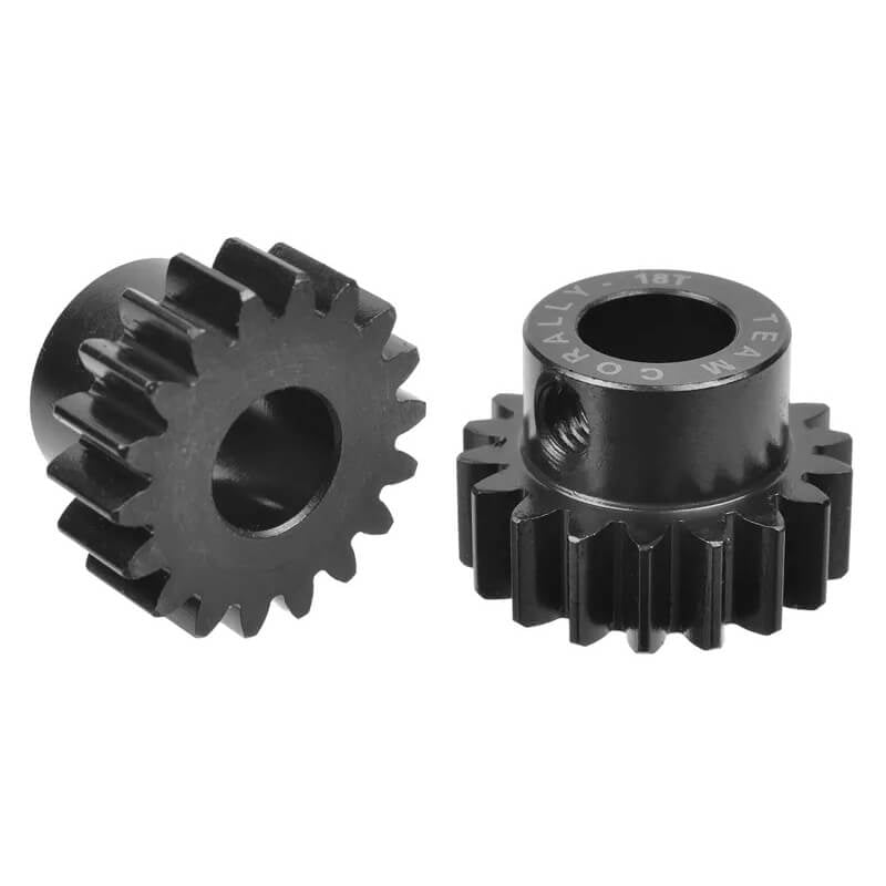 CORALLY - M1.0 PINION SHORT
HARDENED STEEL 18 TEETH 8MM - C-73918