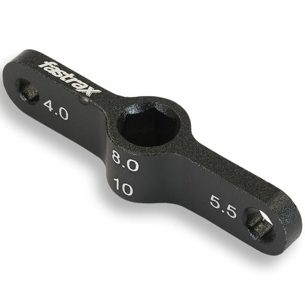 FASTRAX R/C PRODUCTS - FASTRAX COMBO THUMB NUT WRENCH
FOR 4.0, 5.5, 8.0, 10MM - FAST672