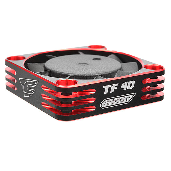 CORALLY - ULTRA HIGH SPEED COOLI
NG FAN 40MM 6V8,4V BLACK/RED - C-53112-1