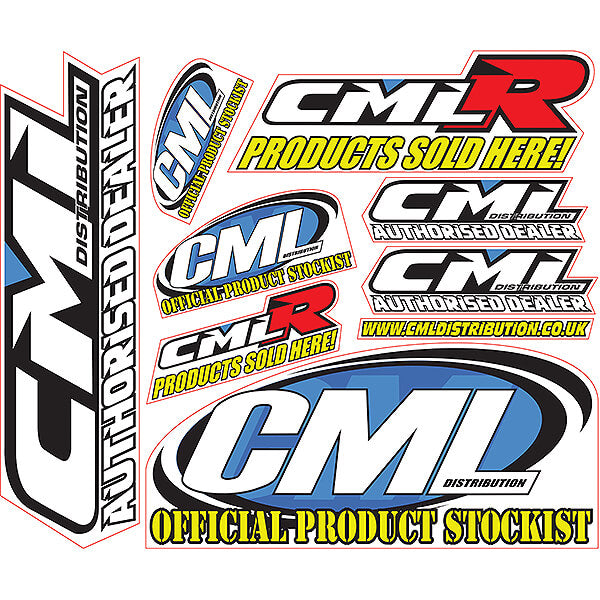 CML RACING - CML AUTHORISED DEALER/STOCKIST
WINDOW STICKERS - CMLWIN