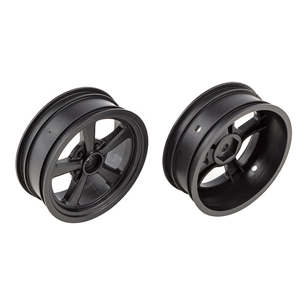 ASSOCIATED ELECTRICS - TEAM ASSOCIATED DR10 DRAG
FRONT WHEELS BLACK - AS71079