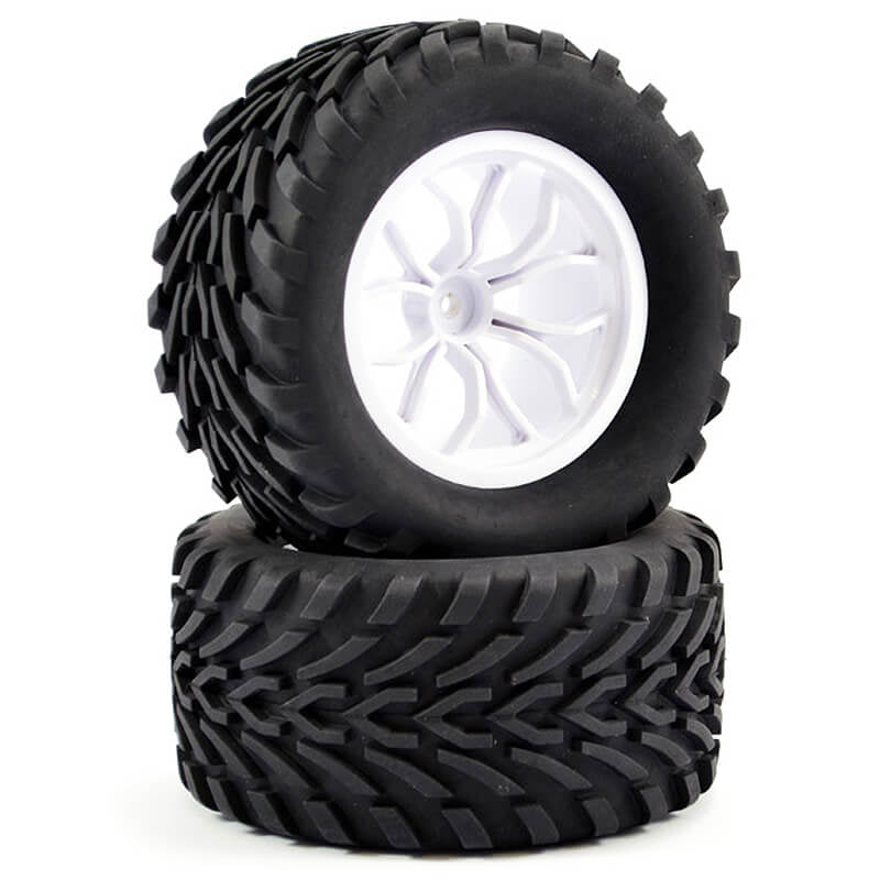 FASTRAX R/C PRODUCTS - FASTRAX 1/10 MEGA-V TRUCK TYRE
MOUNTED ON 12-SPOKE (12mm HEX) - FAST0067W