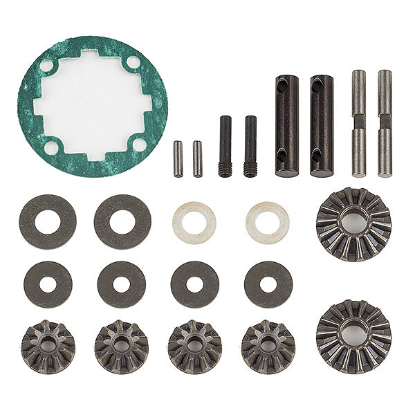 ASSOCIATED ELECTRICS - TEAM ASSOCIATED RIVAL MT10
FRONT OR REAR DIFF REBUILD KIT - AS25810