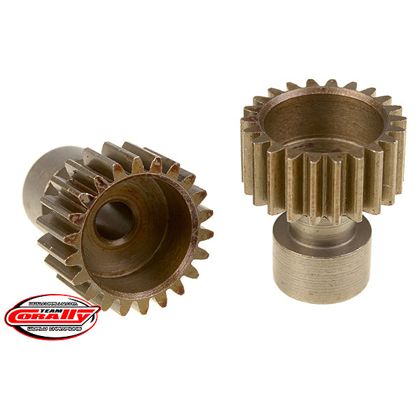 CORALLY - 48 DP PINION LONG BO
SS HARDENED STEEL 22 TEETH - C-71122