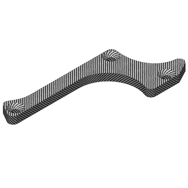 CORALLY - SUSPENSION ARM STIFFENER A LOW
ER FRONT LEFT GRAPHITE 3MM 1 P - C-00180-233